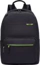 Школьный рюкзак Grizzly RQL-118-31 (черный/салатовый) фото 2