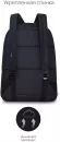 Школьный рюкзак Grizzly RQL-218-9 (черный/красный) фото 3