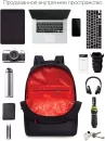Школьный рюкзак Grizzly RQL-218-9 (черный/красный) фото 6