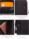 Городской рюкзак Grizzly RQL-313-1 (черный/красный) фото 5