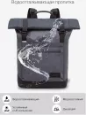 Городской рюкзак Grizzly RQL-315-1 (черный/серый) фото 5