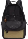 Городской рюкзак Grizzly RQL-318-1 (черный/горчичный) фото 5