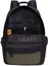 Городской рюкзак Grizzly RQL-318-1 (черный/хаки) фото 5