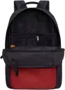 Городской рюкзак Grizzly RQL-318-1 (черный/красный) фото 4