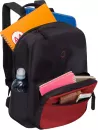Городской рюкзак Grizzly RQL-318-1 (черный/красный) фото 6