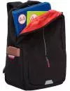 Городской рюкзак Grizzly RU-134-1/1 (черный/красный) фото 4