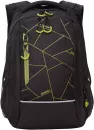 Школьный рюкзак Grizzly RU-138-41 (черный/салатовый) фото 3