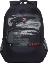 Школьный рюкзак Grizzly RU-230-7 (черный/серый) фото 2