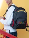 Школьный рюкзак Grizzly RU-233-3 (черный/красный) фото 4