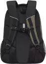 Школьный рюкзак Grizzly RU-330-1 (черный/хаки) фото 3