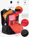 Школьный рюкзак Grizzly RU-331-2 (черный/красный) icon 4