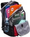 Школьный рюкзак Grizzly RU-332-3 (серый/красный) фото 5