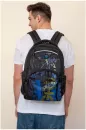 Школьный рюкзак Grizzly RU-333-1 (синий/хаки) фото 6