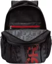 Школьный рюкзак Grizzly RU-333-1 (темно-серый/красный) фото 4