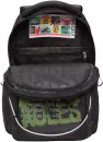 Школьный рюкзак Grizzly RU-335-2 (черный/хаки) фото 4