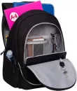Школьный рюкзак Grizzly RU-335-3 (черный/серый) фото 5