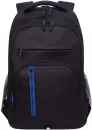 Школьный рюкзак Grizzly RU-336-1 (черный/синий) фото 2