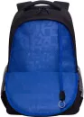 Школьный рюкзак Grizzly RU-336-1 (черный/синий) фото 4