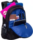 Школьный рюкзак Grizzly RU-336-1 (черный/синий) фото 5