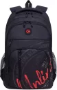 Школьный рюкзак Grizzly RU-336-2 (черный/красный) фото 2