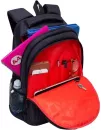 Школьный рюкзак Grizzly RU-336-2 (черный/красный) фото 5