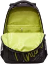 Школьный рюкзак Grizzly RU-336-2 (черный/салатовый) фото 4