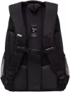Школьный рюкзак Grizzly RU-336-3 (черный/салатовый) фото 3