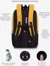 Школьный рюкзак Grizzly RU-337-2 (черный/желтый) фото 3