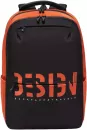 Школьный рюкзак Grizzly RU-337-3 (черный/кирпичный) фото 2