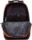 Школьный рюкзак Grizzly RU-337-3 (черный/кирпичный) фото 4