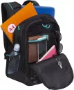 Школьный рюкзак Grizzly RU-338-1 (черный/бирюзовый) фото 5
