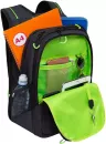 Школьный рюкзак Grizzly RU-338-2 (черный/салатовый) фото 5