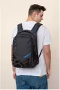 Школьный рюкзак Grizzly RU-338-2 (черный/синий) фото 6