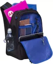 Школьный рюкзак Grizzly RU-338-4 (черный/синий) фото 5
