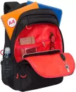 Школьный рюкзак Grizzly RU-430-4 (черный/красный) фото 5