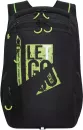 Школьный рюкзак Grizzly RU-438-3 (черный/салатовый) фото 2