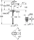 Смеситель Grohe BauLoop 23886001 icon 2
