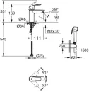 Смеситель Grohe Eurosmart 23124003 icon 2