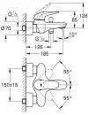 Смеситель Grohe Eurostyle 23726LS3 icon 2