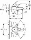 Смеситель Grohe Eurostyle 33591LS3 icon 2