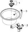 Кухонная мойка Grohe K200 (31656AP0) icon 5