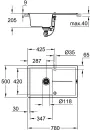 Кухонная мойка Grohe K400 (31639AP0) icon 3