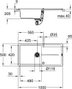 Кухонная мойка Grohe K400 (31641AT0) icon 3