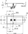 Кухонная мойка Grohe K400 (31642AP0) icon 3