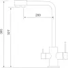 Смеситель Gross Aqua Neosteel GA3121609SS icon 2