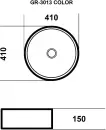 Умывальник Grossman GR-3013BM icon 3