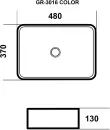 Умывальник Grossman GR-3016GWL icon 3