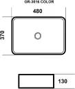 Умывальник Grossman GR-3016PIM icon 4