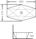 Умывальник Grossman GR-3030 icon 4