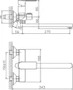 Смеситель Haiba HB22505-3 фото 2